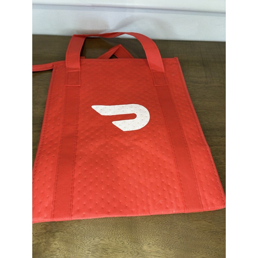 doordash insulated Grocery Travel Hot Cold bag New Red Bag